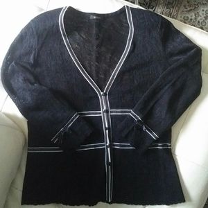 ESCADA - lace and bow jacket